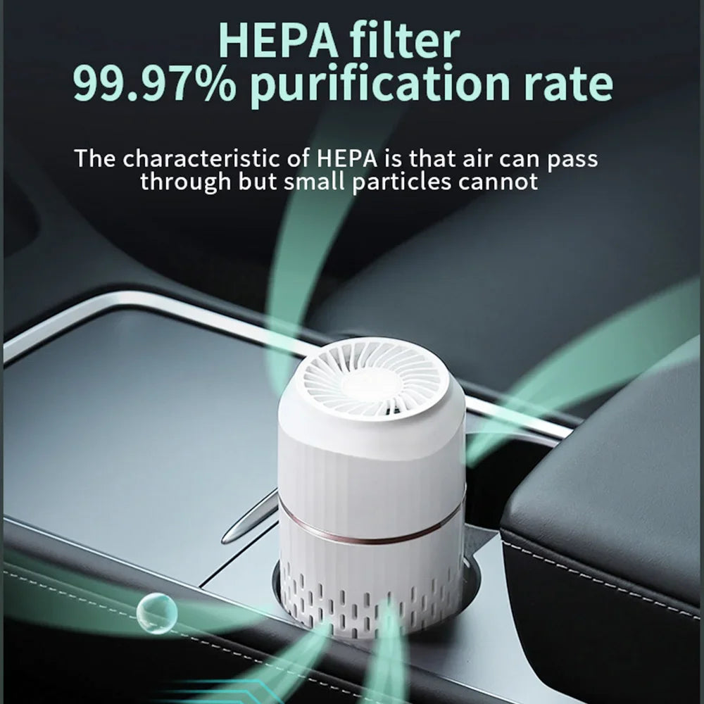 Youpin Air Purifier Car Negative Ion Generator Remove PM2.5 Formaldehyde Deodorizer Smoke Washer Vehicle Air Cleaner Home